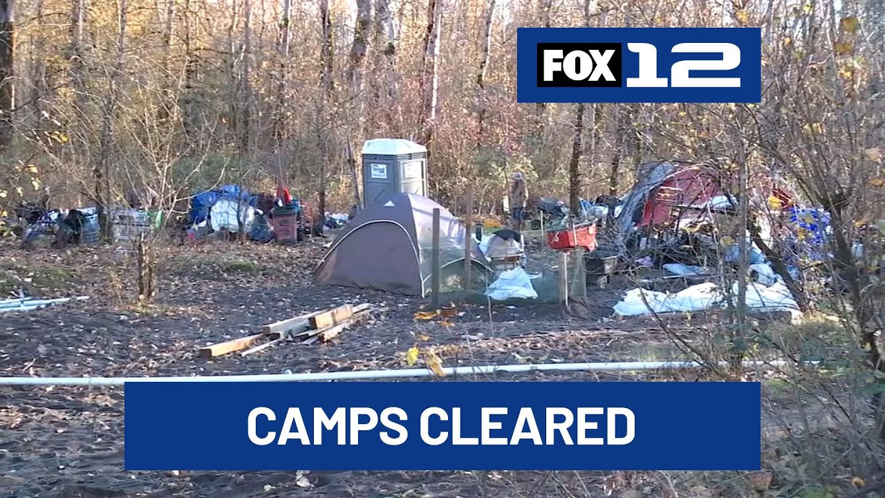 ‘We’re stuck here’: Homeless unsure of next steps as camps, trash removed from Sandy River Delta