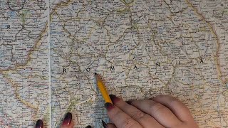 ASMR ~ Alba, Arad, & Argeș, Romania History & Geography ~ Soft Spoken Map Tracing Google Earth screenshot 5