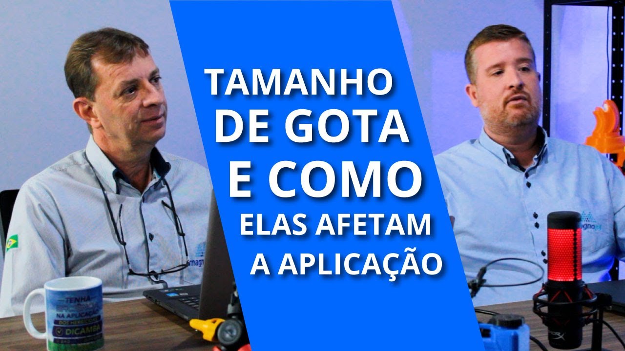 Tamanho de gota, como elas afetam a aplicação - MagnoJet