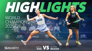 Weaver V King Psa World Championships 202526 Round 1 Highlights