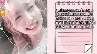ִ 🎀̷⋆ ˚Ensinando a vocês como fazer whallpaper screenshot 2