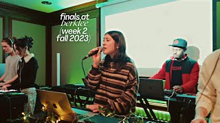 finals at berklee college of music (fall 2023 - week 2) | rafi