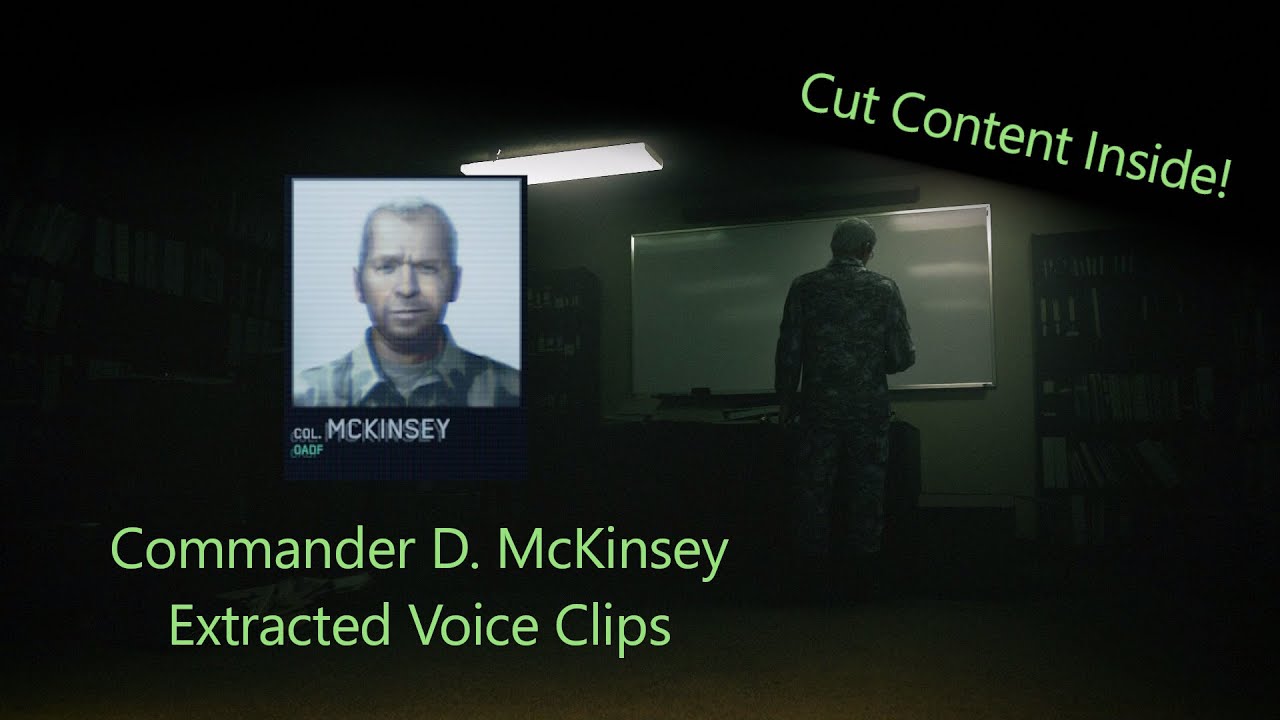 Colonel D. McKinsey Voice Lines