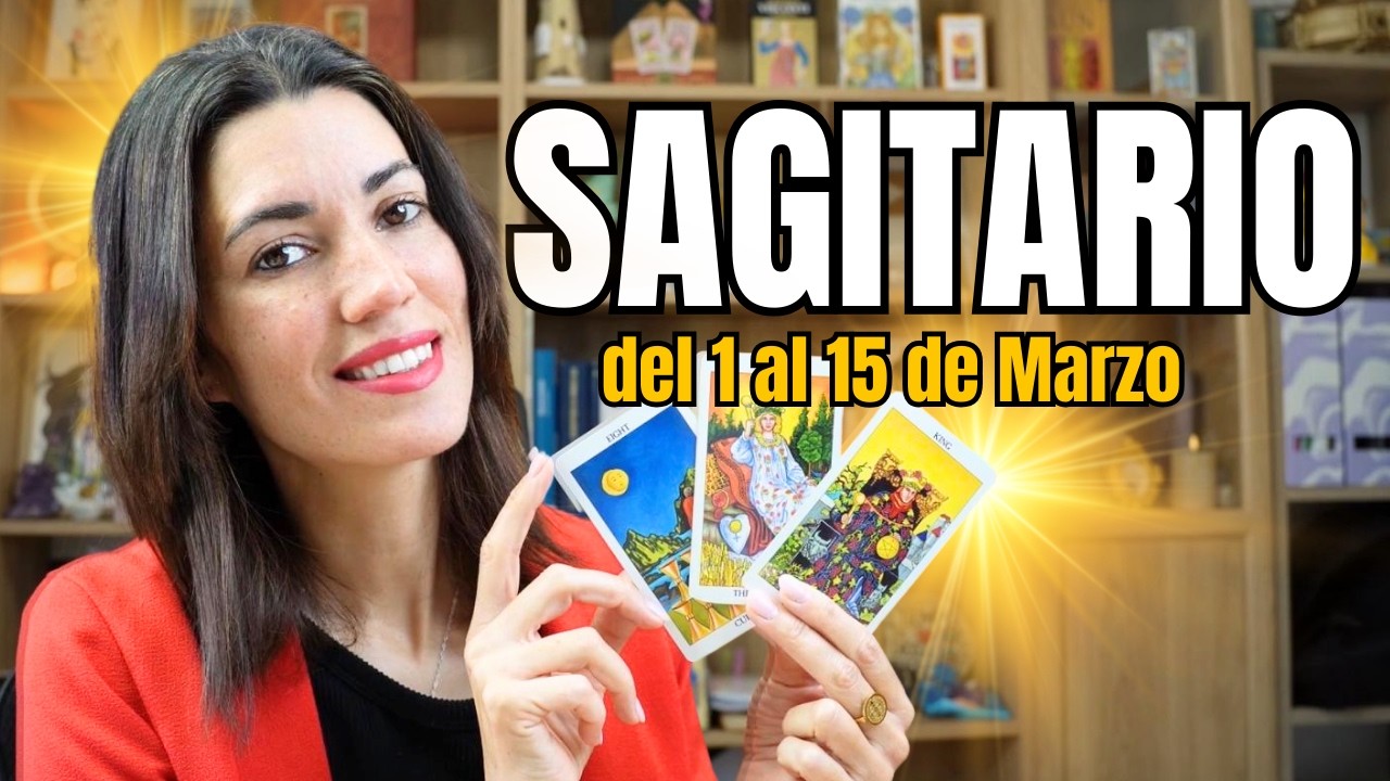 SAGITARIO🔱¡BUENÍSIMA RACHA! 🌟💖 SE ABREN DÍAS INCREIBLES Y EL ÉXITO LLEGA • Del 1 al 15 de Marzo 2026