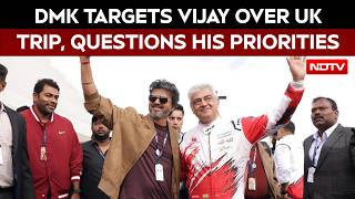 Vijay Latest News | DMK Takes Swipe At TN CM Vijay Over UK Visit, Car Race Event screenshot 4