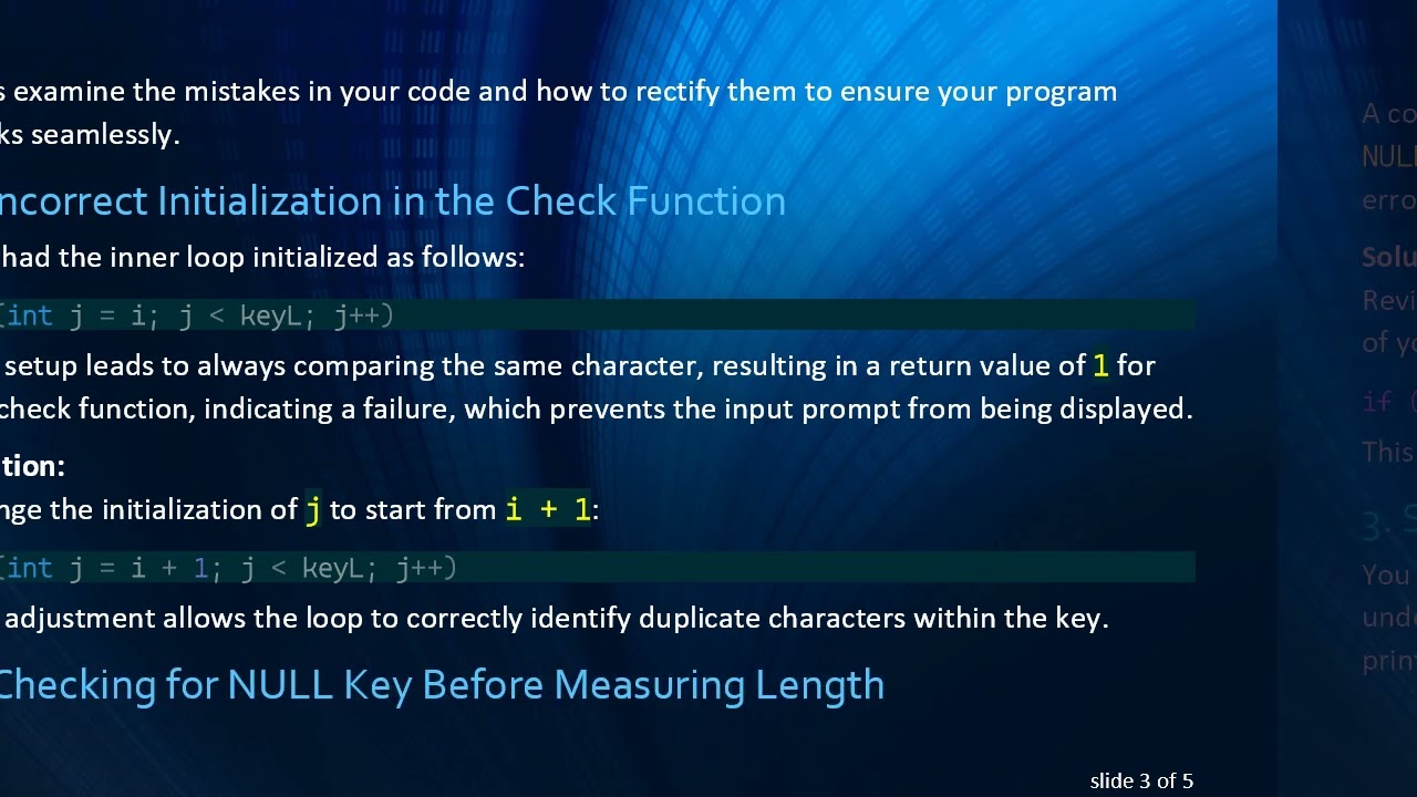 How to Fix Common Issues in Your cs50 Substitution Program