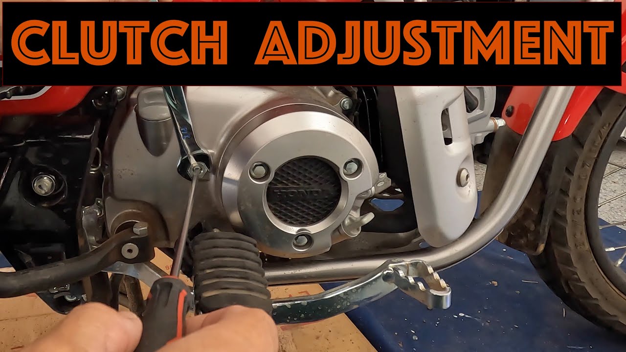Honda Trail 125 | Semi-Auto Clutch Adjustment - YouTube