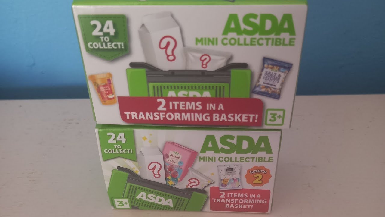 ASMR unboxing 2 more asda mini brands (no talking) YouTube
