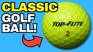 Classic Golf Ball Top Flite  up Close