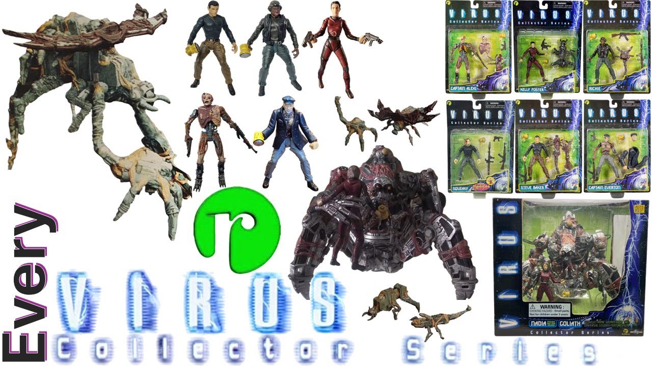 Every ReSaurus Virus Collector Series Action Figure 1998 Line