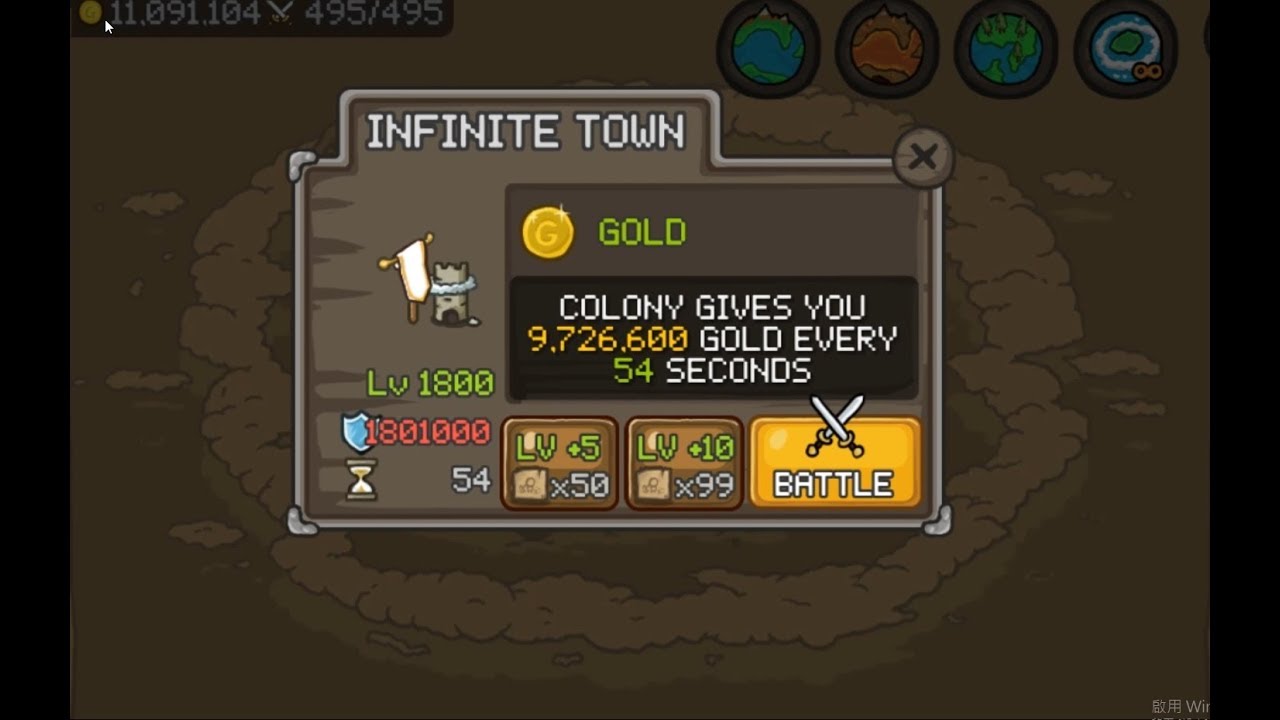 Grow Castle Infinite Colony 1,800,000 YouTube