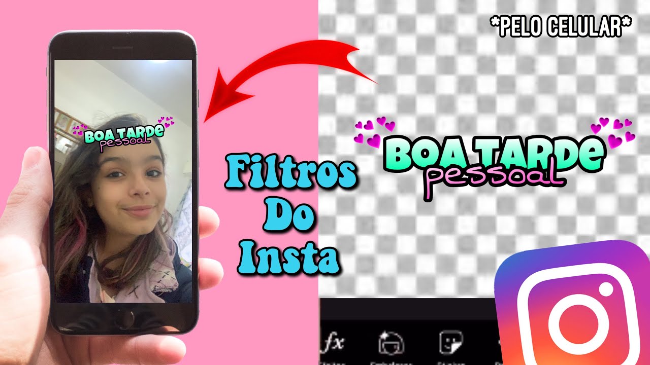 Como fazer seu próprio filtro do Instagram pelo celular! YouTube