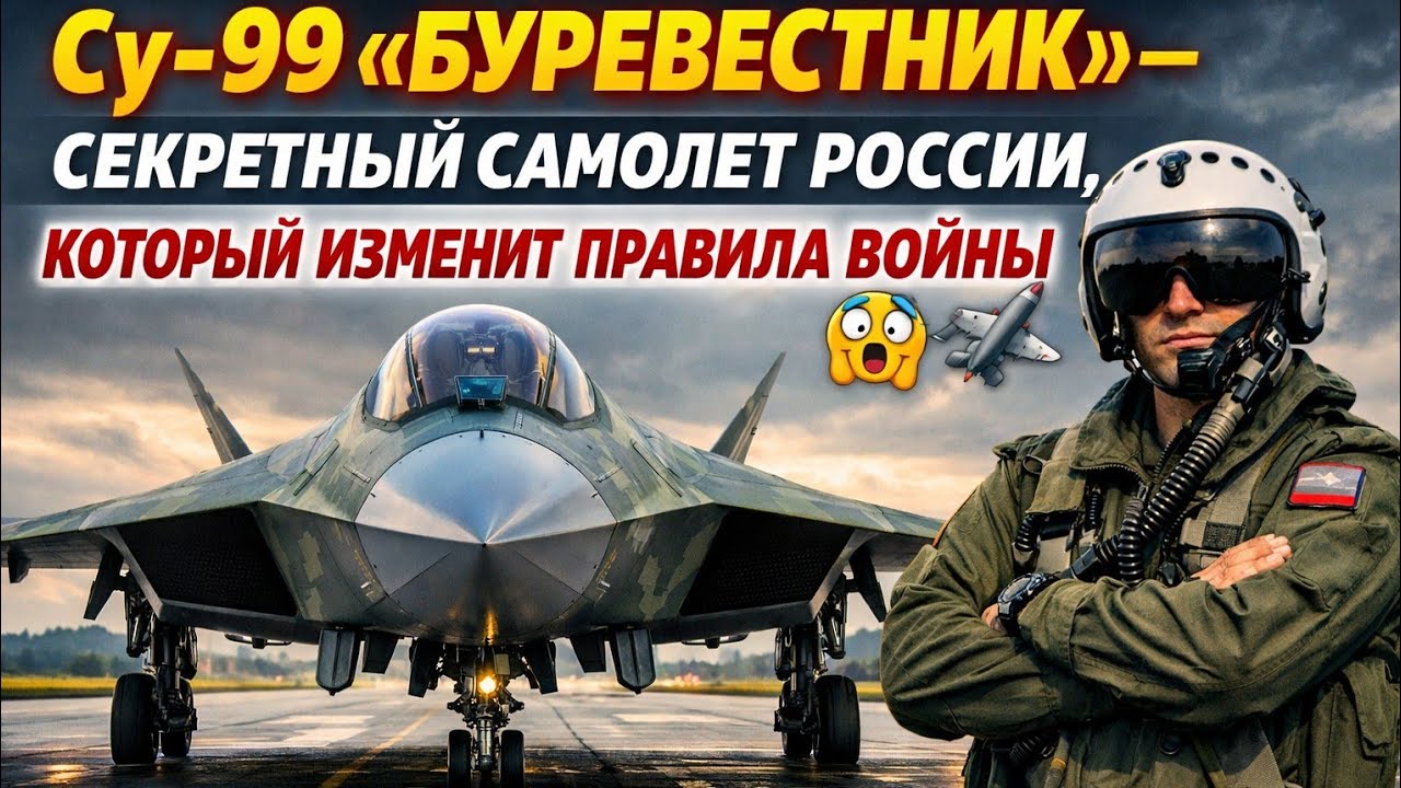 🚨 ШОКИРУЮЩИЙ -ЗАГОЛОВОКСу-99 Буревестник секретный самолет России, который изменит правила войны 😱✈️