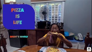 Saturday Relaxing and Enjoying Myles Pizza