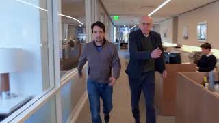 Celebrity Curb Your Enthusiasm - Larry races Lin-Manuel Miranda for the desk position. And loses.. Profile