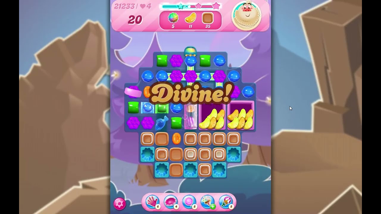Candy Crush Saga Level 21233 - YouTube