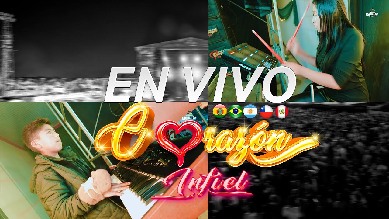 CORAZON INFIEL EN VIVO MIX CUMBIA SUREÑA 2025