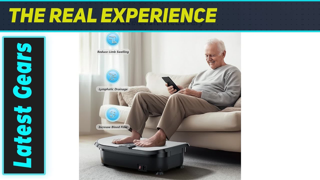 FEIERDUN Vibration Plate: The Ultimate Home Workout & Recovery Machine!