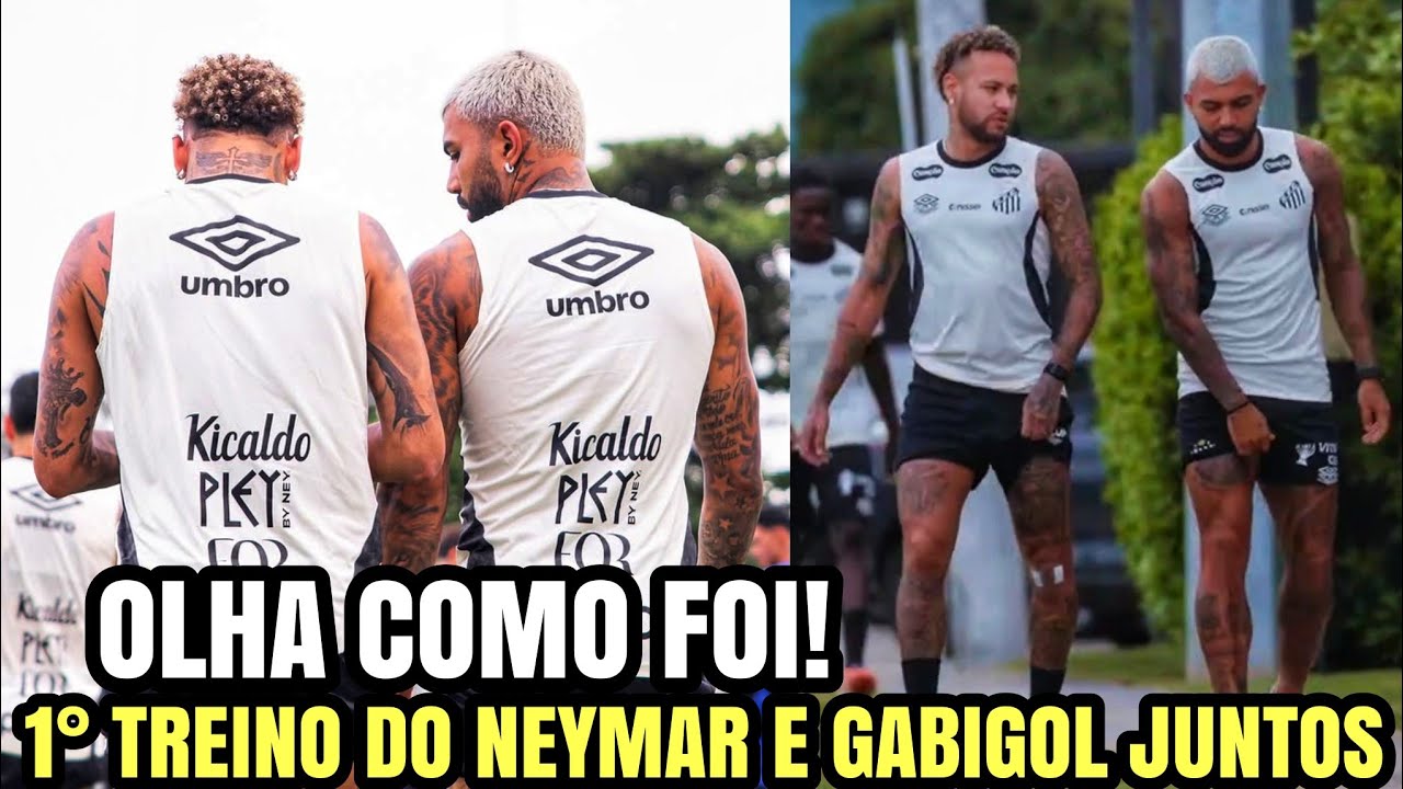 🔥OLHA COMO FOI A VOLTA DO NEYMAR AOS TREINOS COM GABIGOL 
