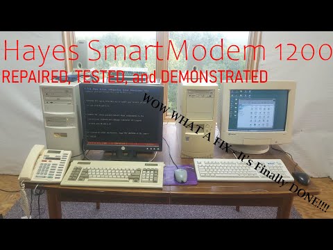 Hayes Smartmodem 1200 Fixed and Demonstrated