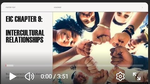 EIC Chapter 9 Intercultural Relationships