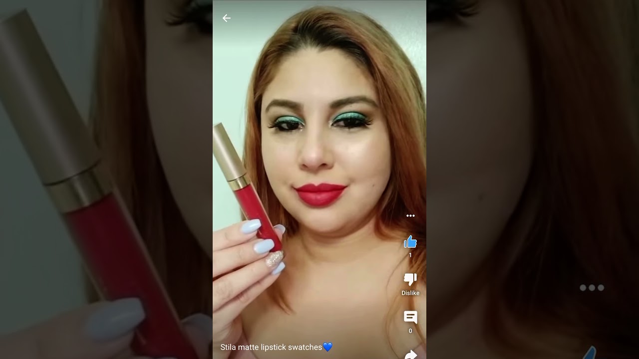 Stila lipstick swatches
