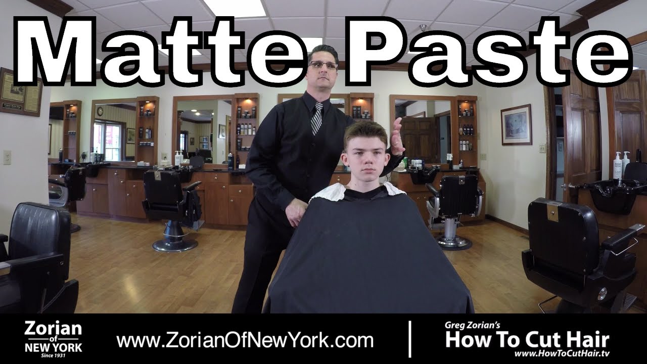 How To Use Matte Pomade - Matte Paste for Short Men's 