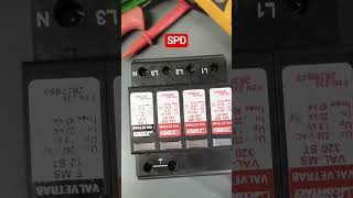 what is SPD ( surge protection device)?? #electricalwork #spd #surgeprotection