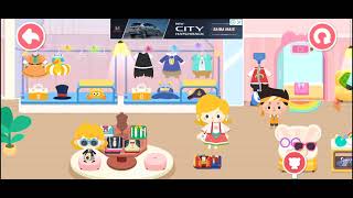 comprando roupas novas ,no jogo cidade meu mundo screenshot 3