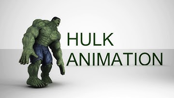 3d max Hulk biped Animation