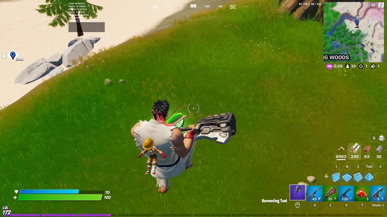 Fortnite Zero Point Green XP Coins Guide Near Weeping Woods