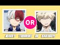 Would you rather my hero academia class 1a edition