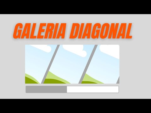 Galería de imágenes Diagonal o Inclinadas en HTML y CSS
