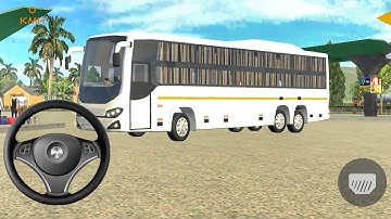 Indian Sleeper Bus Simulator | Night Super White Bus Driving Games - Bus Gadi Games Android Gameplay