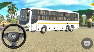 Indian Sleeper Bus Simulator | Night Super White Bus Driving Games - Bus Gadi Games Android Gameplay screenshot 5