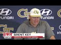 Brent Key on the oversized jersey worn by punt returner Eric Rivers in the first quarter vs Colorado