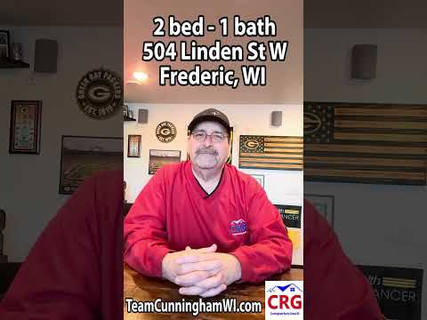 504 Linden St W, Frederic, WI home video tour