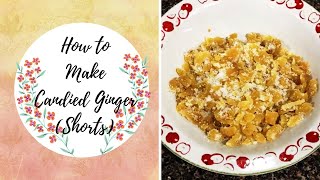 How to make Candied Ginger! (Homemade Candied Ginger) #shorts | Tiff's Patisserie