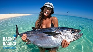 BIG FISH, BOOBIES & SECLUDED ISLAND! Spearfishing Dogtooth Tuna With My Girlfriend (Ep: 12)
