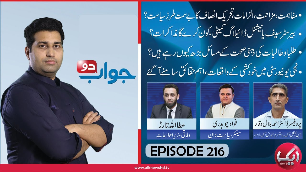 PTI’s Changing Political Strategy: Reconciliation or Resistance? | Jawab Do | Aik Programs