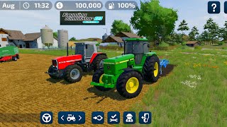 farming simulator 23 for Android gameplay  - FS 23 mobile game - giants software New tractor game screenshot 3