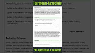 Terraform-Associate Exam Questions | HashiCorp Certified Terraform Associate (003)