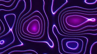 Abstract Purple & Blue Wave patterns Background | 2 hours 4k Screensaver | Neon Lines