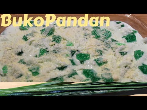 Buko Pandan Recipe Without Pandan Leaves
