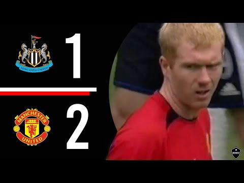 Newcastle United v Newcastle United | Scholes Goal Gives United Victory | Highlights | 2003/2004