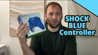 Unboxing the Shock Blue Xbox Controller!