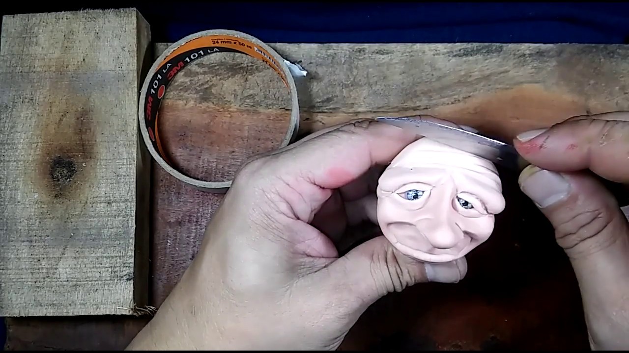 Modelando cara de duende rapida