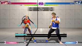 SF6 Open Beta Kimberly Knockdown into Meaty Overhead
