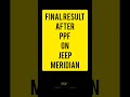 Jeep Meridian is protected with Paint Protection Film - PPF