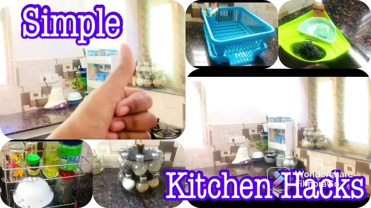 5 Kitchen Countertop Organization ideas/simple kitchen hacks